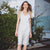 Women's Silk Nightgown - White